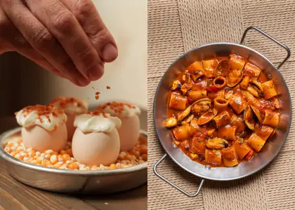 Two Italian dishes from Trattoria Felino