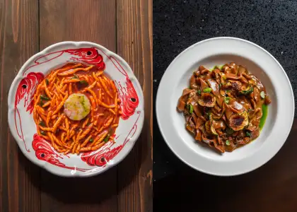 Pasta dishes by Trattoria Felino