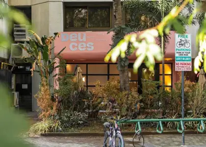 Deuces Coffee store front