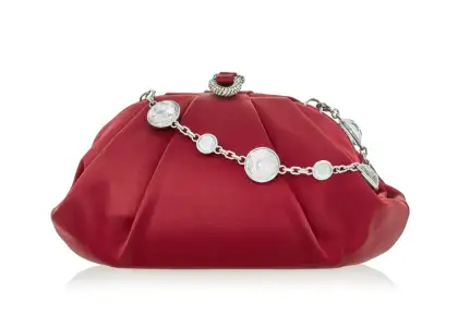 Satin clutch