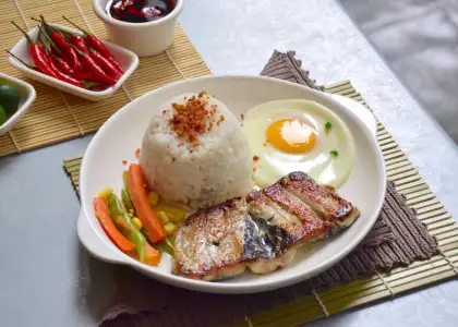 A Bangus silog plate from Recovery Food