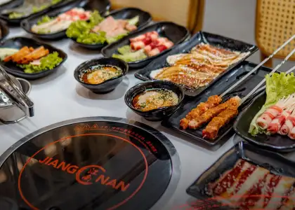 Some viands for the hotpot at Jiangnan