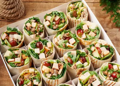 White Christmas Party Tray