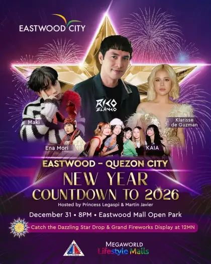 Eastwood-Quezon City New Year Countdown to 2026