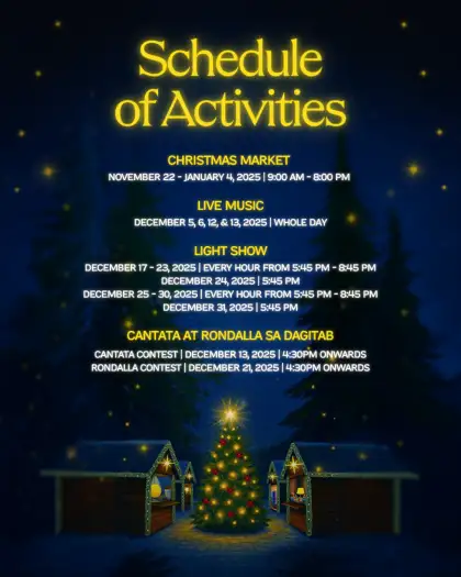 Schedule of Activities