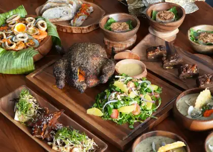 Holiday set menu featuring elevated Filipino food