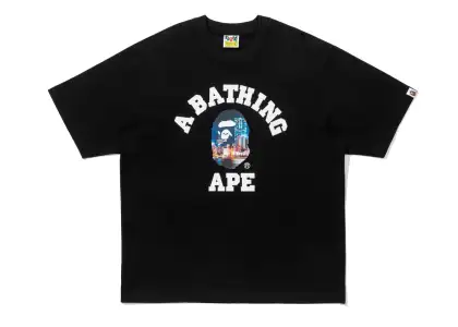 A black tee with the iconic APE HEAD