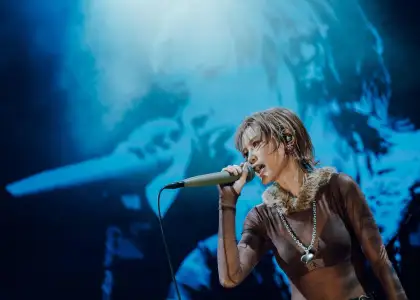 local artist Panther Chan performance at Clockenflap 2025