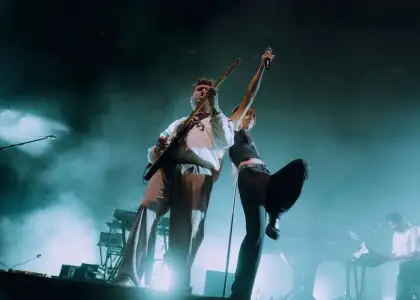 French band L'Impératrice performance at Clockenflap 2025