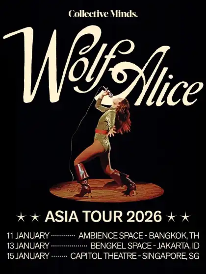 Asia Tour announcement poster
