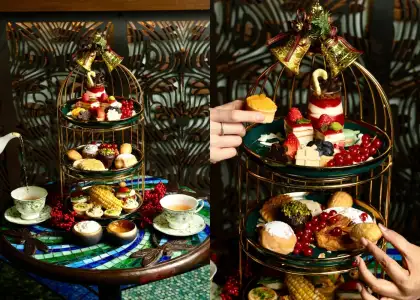 7 Dragonfly Festive Afternoon Tea Set