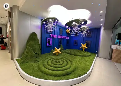 The Monsters installation at POP MART SM Megamall