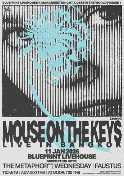 mouse on the keys Live in Bangkok
