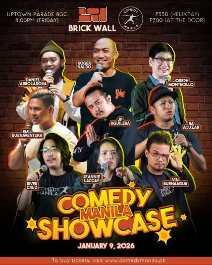 COMEDY MANILA SHOWCASE: JAN 9