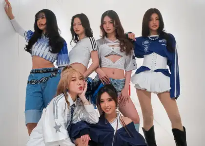 A photo of FINA girl group members