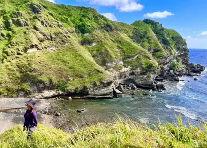 A cliff view in Batanes, Philippines