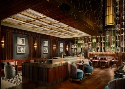 Interior of St. Regis Bar in The St. Regis Singapore