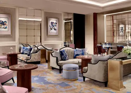 Interior of The Tea Room in The St. Regis Singapore