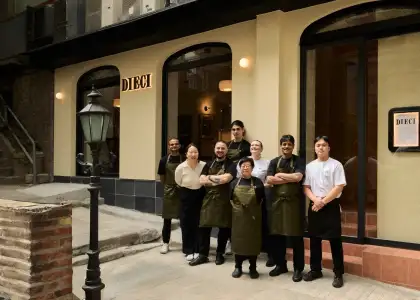 DIECI exterior and staff