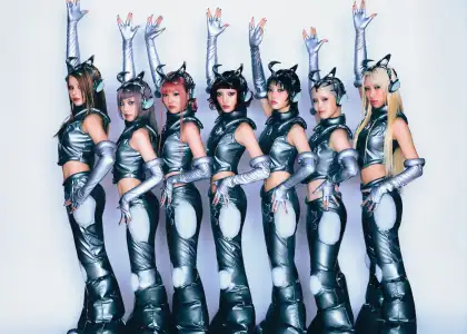 A concept photo from XG's "THE CORE - 核,” album