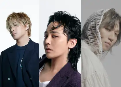 Photo of Taeyang, G-Dragon, and Daesung of BIGBANG