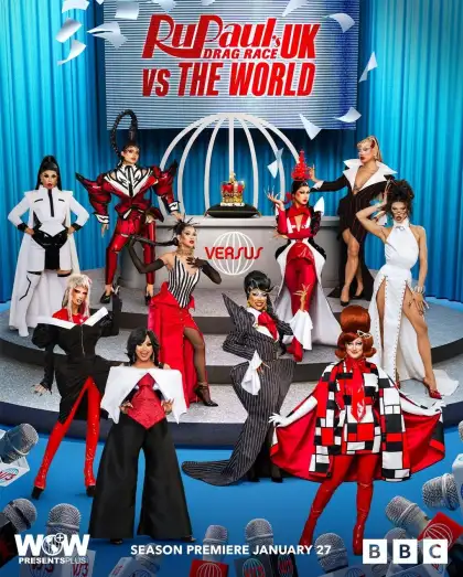 10 drag queens on "Ru Paul's Drag Race: UK vs The World" Season 3
