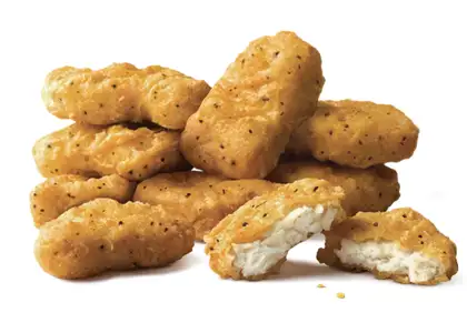 Product shot of new chicken nuggets
