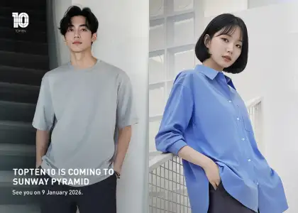 A photo of two fashion models wearing casual wear