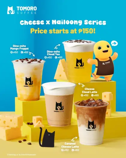 Dinosaur and cheese-inspired drinks and