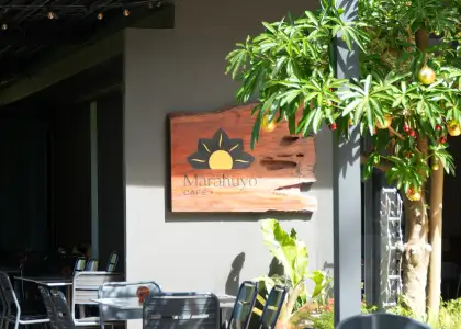 The front of Marahuyo Cafe at Mt. Camisong Forest Park and Events