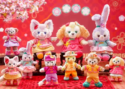 A photo of Duffy and Friends merchandise