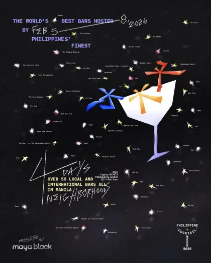 Official poster for Philippine Cocktail Week