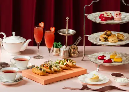 A photo of the Steeped in Love Afternoon Tea set