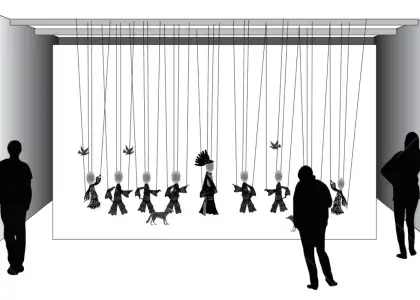 An exhibition's artist impression