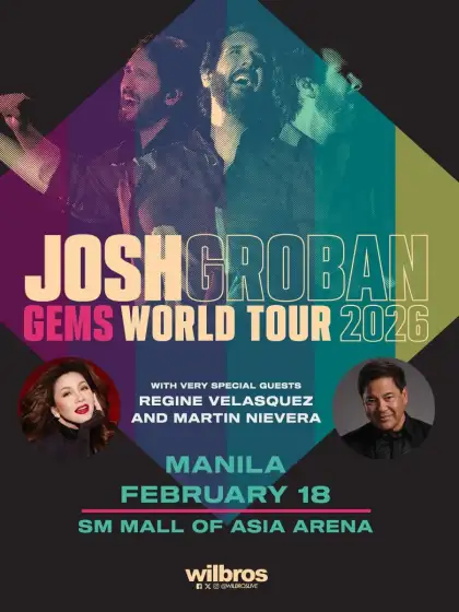 JOSH GROBAN GEMS WORLD TOUR 2026 IN MANILA