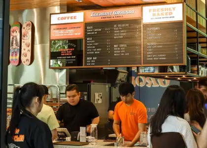 A scene from Elephant Grounds SG's operations