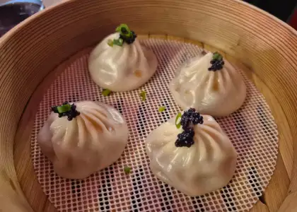 Four pieces of Xiao Long Bao