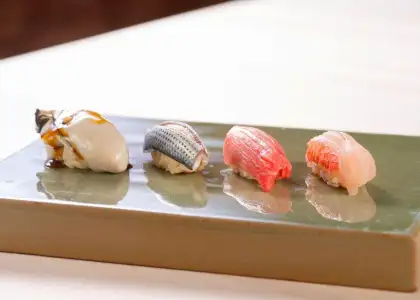 Sushiyoshi MGM Cotai sushi on platter