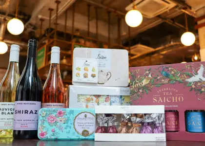 Hero shot of all gift sets offered by Feather & Bone