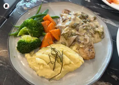 A photo of the Sea Bass Piccata