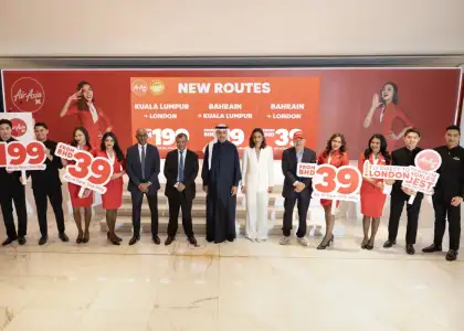 A photo of AirAsia executives