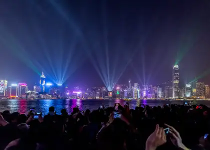 A photo of the Symphony of Lights show