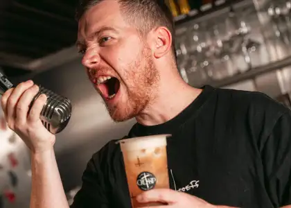 Dead Poets Boba Tea Cocktail