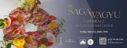 The Saga Wagyu Experience: An Elevated Sake Dinner