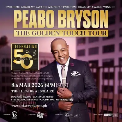 PEABO BRYSON 'The Golden Touch' Tour in Manila