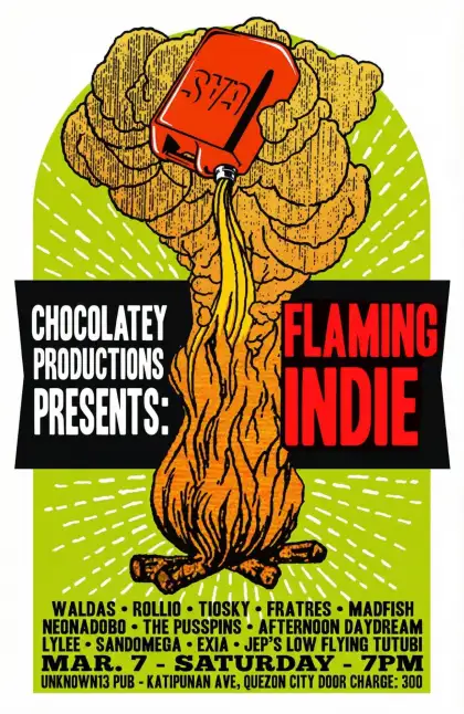 Chocolatey Productions presents FLAMING INDIE