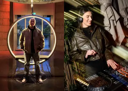 Hallex M and resident DJ Julia Marcs