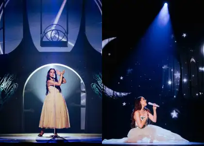 Laufey in her performances