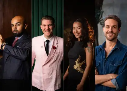 Bartenders from different bars in India, Australia, Singapore, and Italy