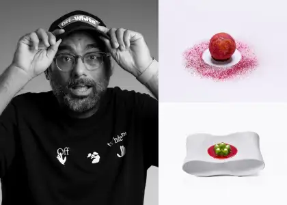 Chef Gaggan Anand 10-course "Gaggan Tirreti Bazaar" tasting dinner